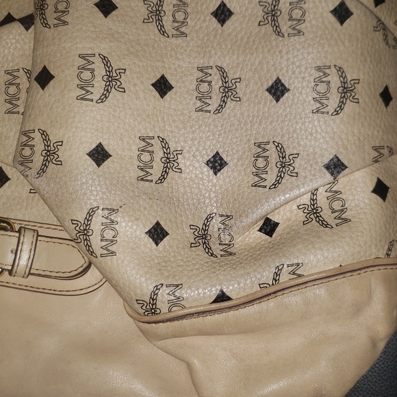 MCM Visetos Monogram Satchel Bag - Picture 16 of 17